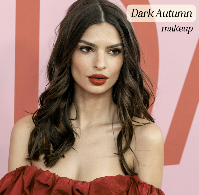 dark autumn makeup emrata