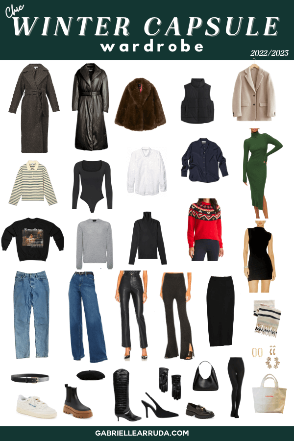 Your List of Cold Weather Essentials for a Winter Capsule Wardrobe