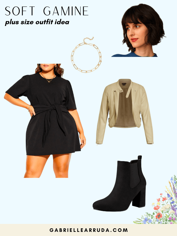 soft gamine plus size outfit