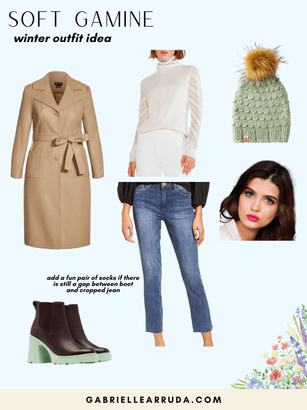 soft gamine winter outfit