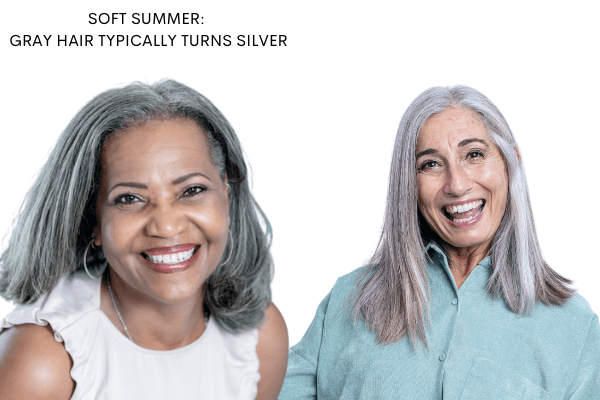 soft summer gray hair turns silver