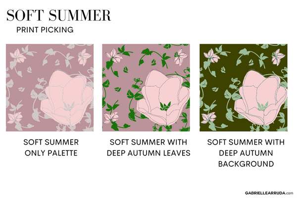 soft summer print picking