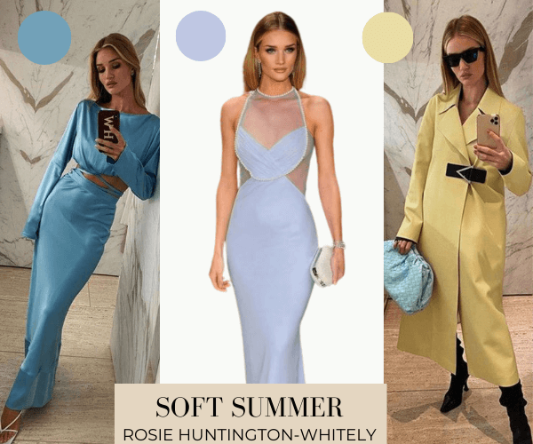 rosie huntington whitely in soft summer outfits