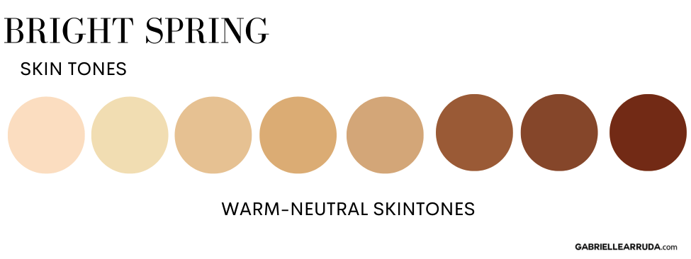 bright spring skin tones