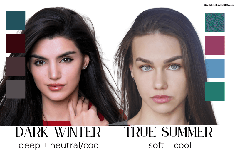 dark winter vs true summer