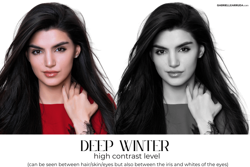deep winter contrast level pale skin example