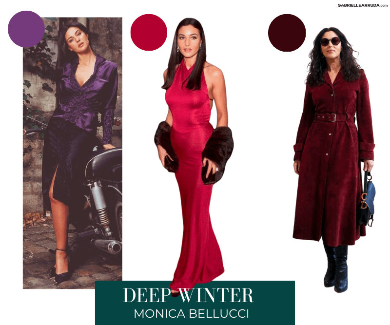 monica bellucci deep winter outfit examples