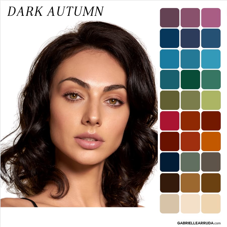 dark autumn with palette