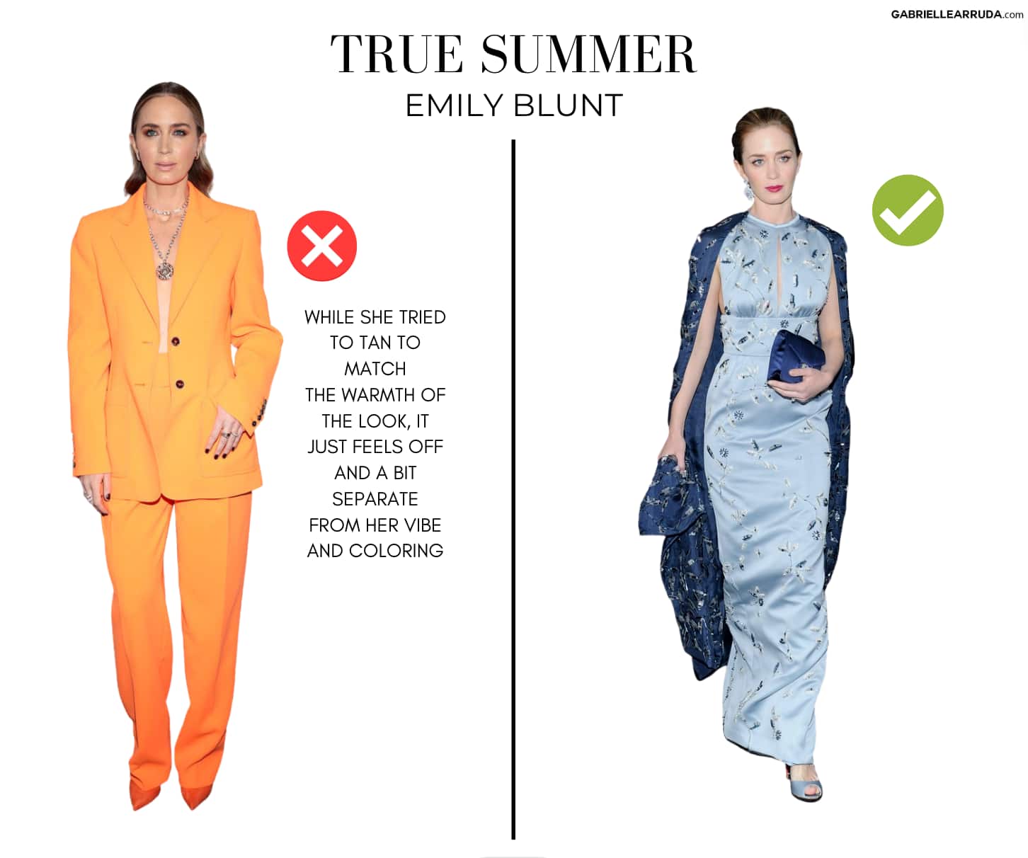emily blunt in and out of true summer colors 