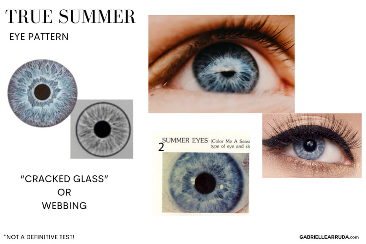 summer season eye pattern seasonal color examples