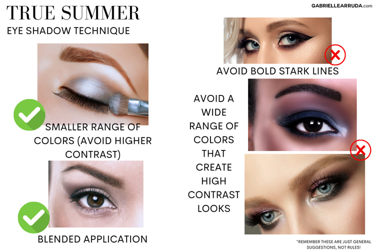 true summer eyeshadow application