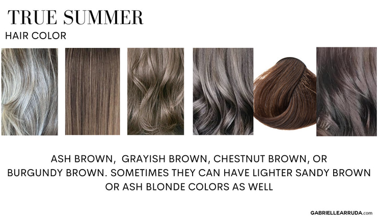 true summer common hair color examples