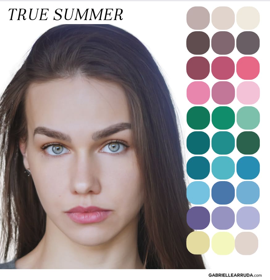 true summer example and palette