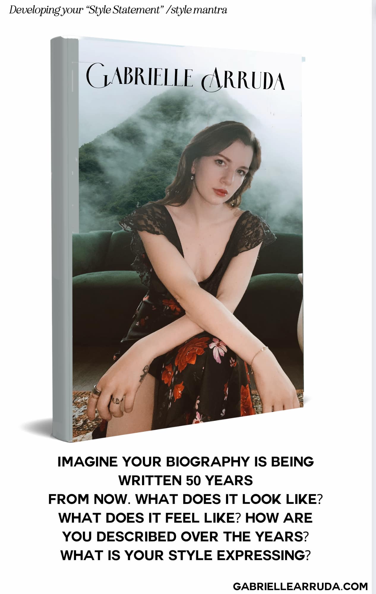 fake biography cover exercise in honing style statement aesthetic 