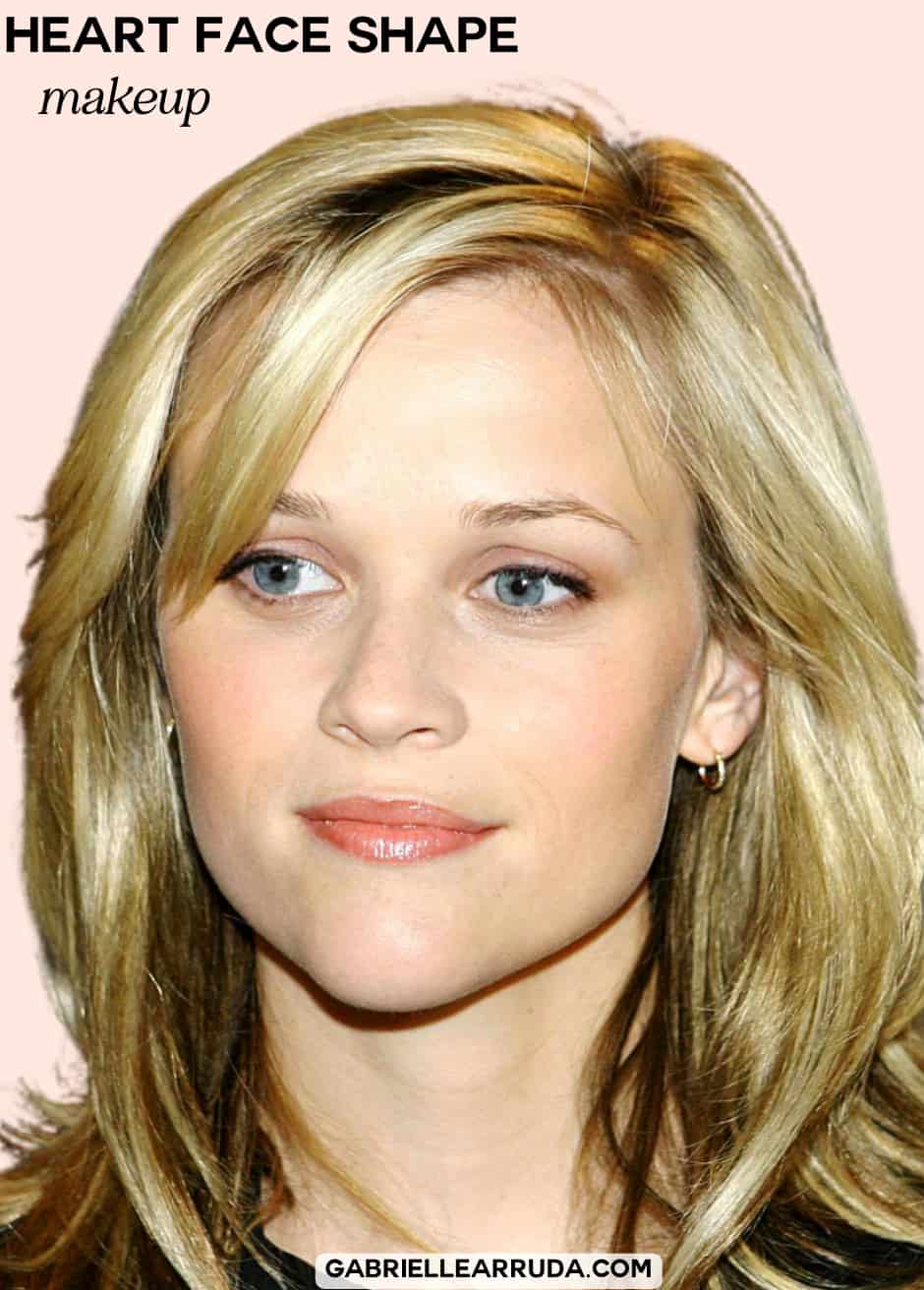 reese witherspoon face makeup example