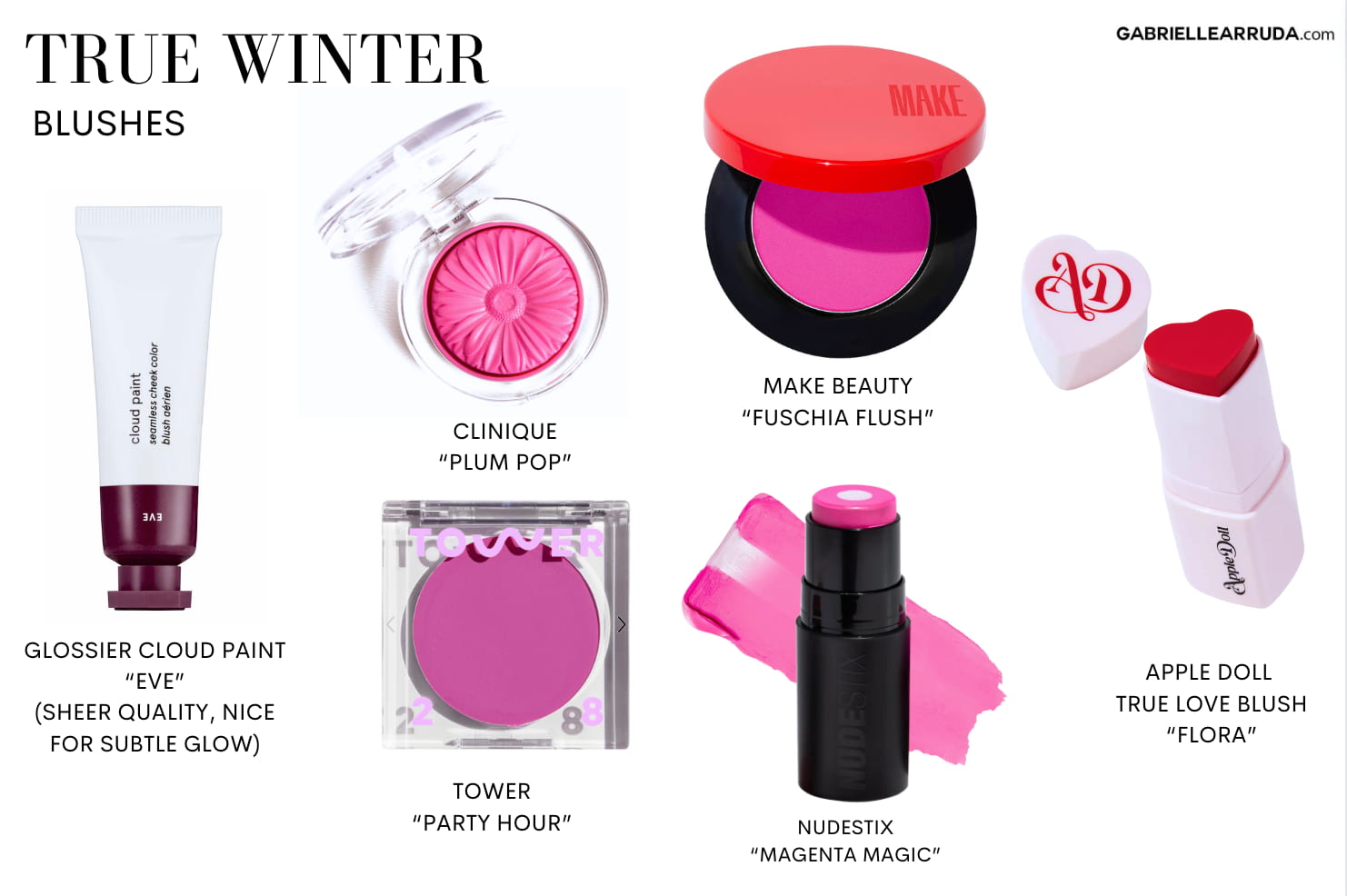 true winter blush examples