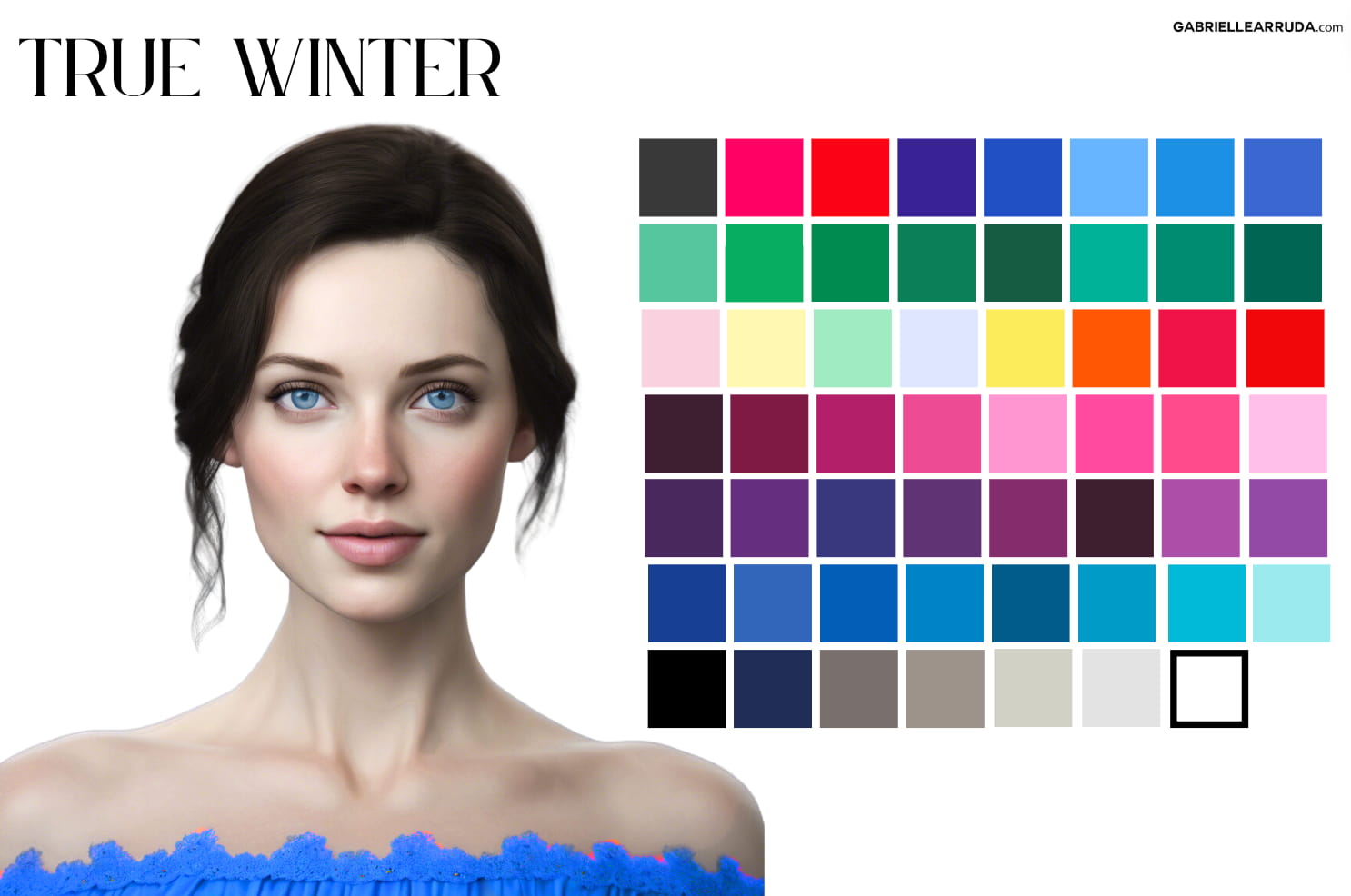true winter example with palette
