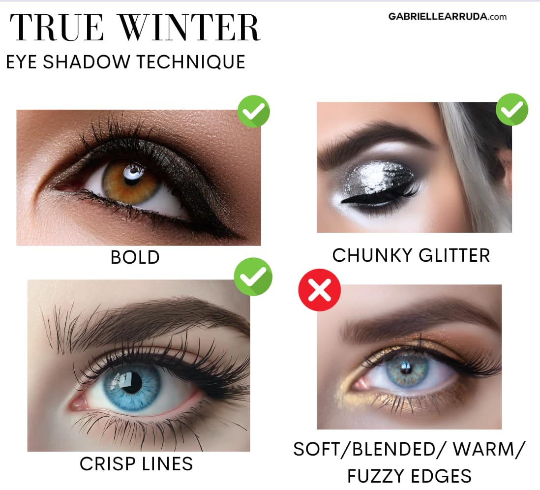 true winter makeup technqie