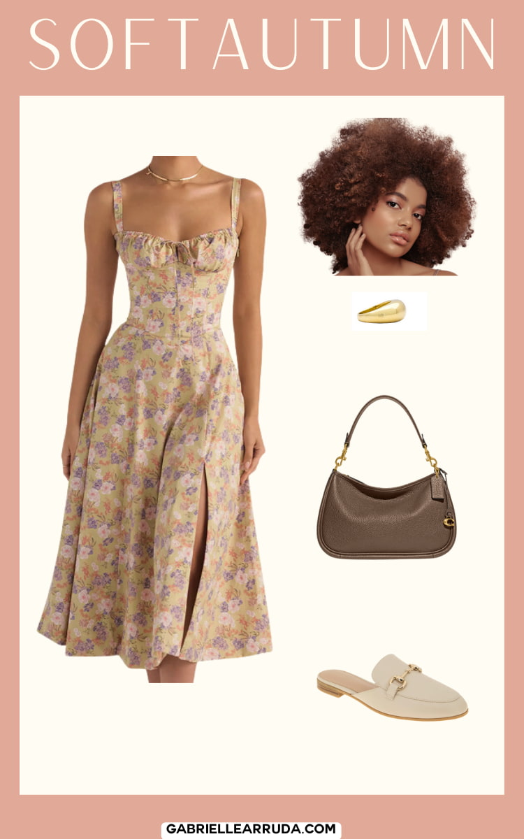 soft autumn spring dress outfit