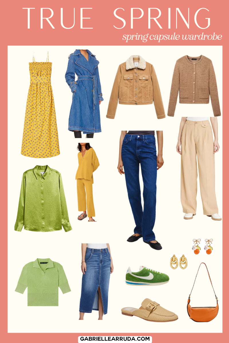 Spring Capsule Wardrobes for Every Seasonal Color Palette - Gabrielle Arruda