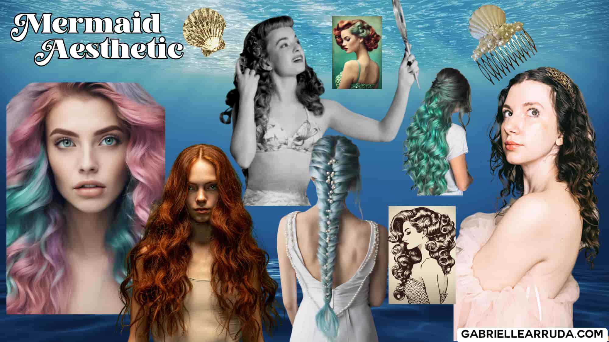 mermaid inspired hair ideas