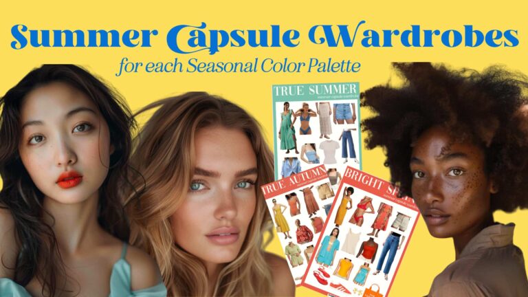 Seasonal Color Capsule Wardrobes: Summer Weather 2024