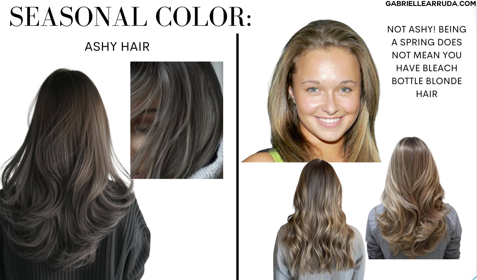 true spring natural hair versus ashy hair