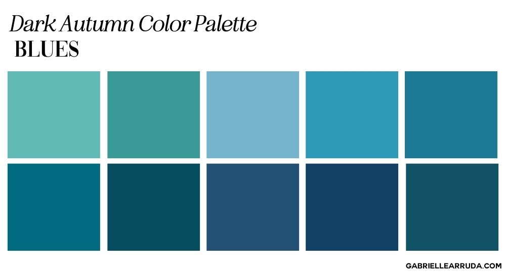 Colors Of Blue For Fall