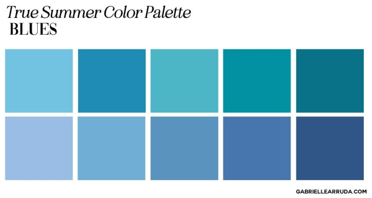 Seasonal Color Palettes: Your Best Blues | Gabrielle Arruda