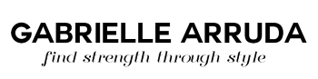 gabrielle arruda find strength through style logo