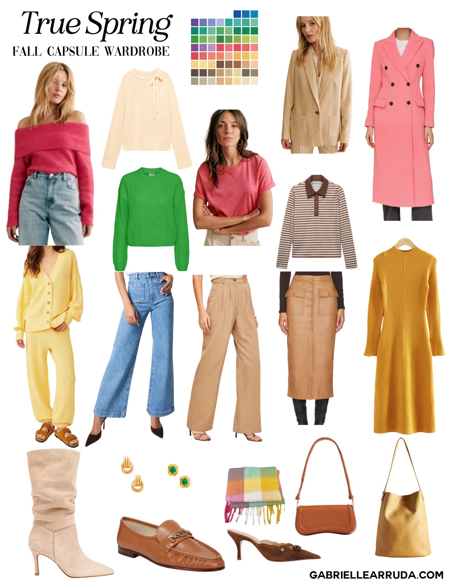 True Autumn Spring Capsule Wardrobe