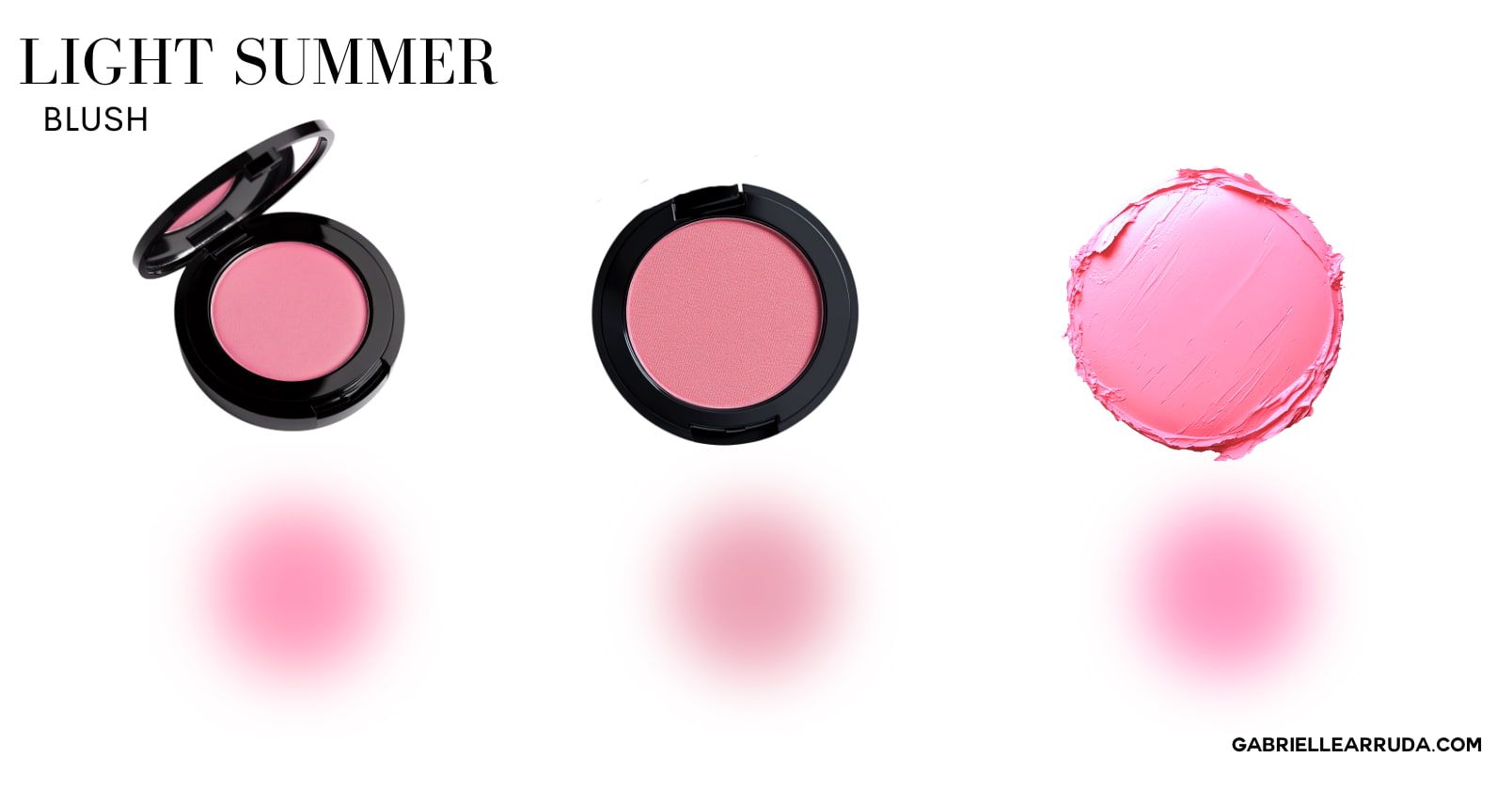 light summer blush options