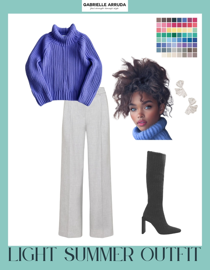 light summer outfit idea business casual