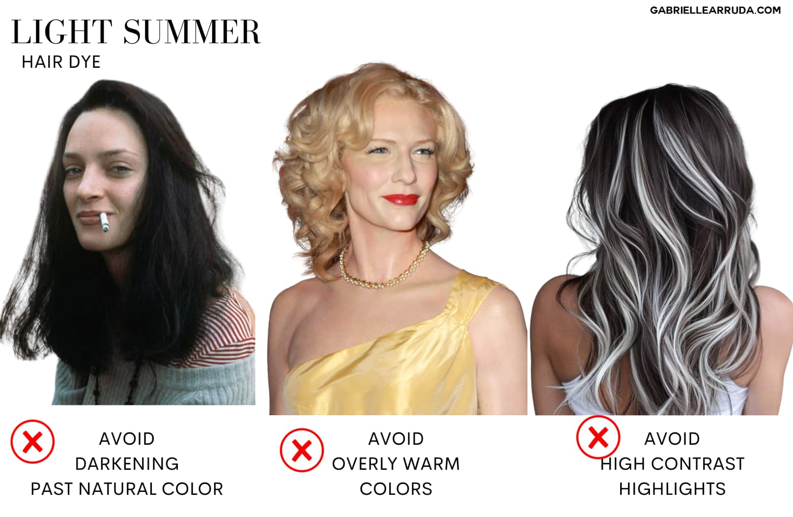 hair dye avoids for light summer