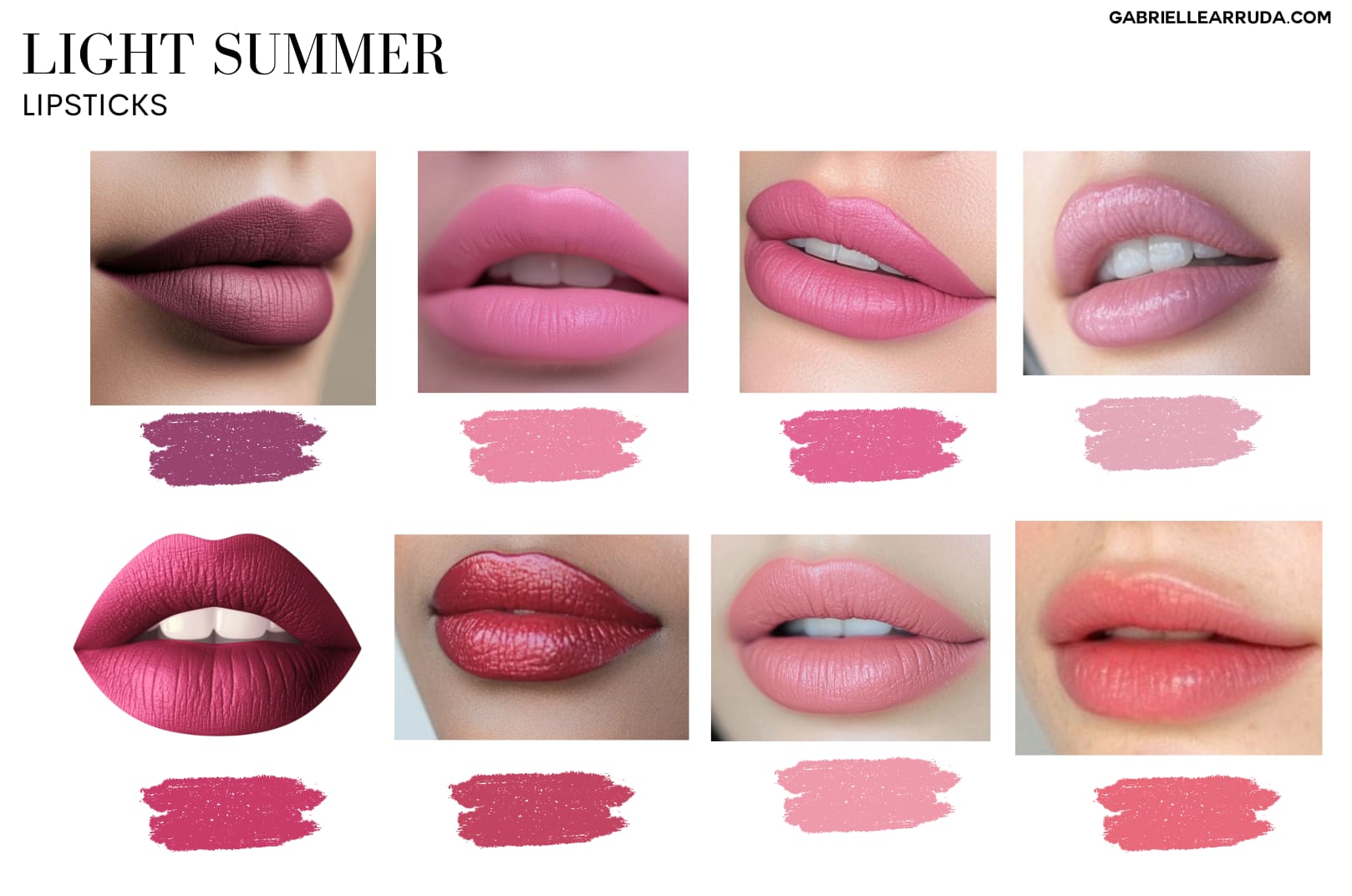 light summer lipstick colors