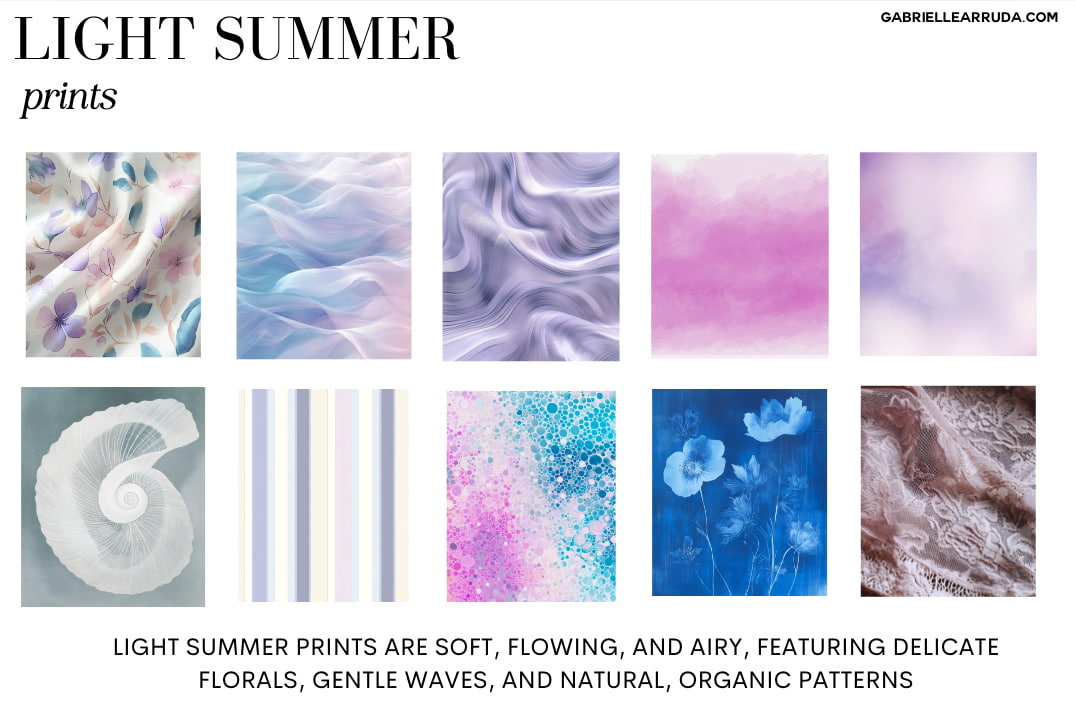 light summer print examples