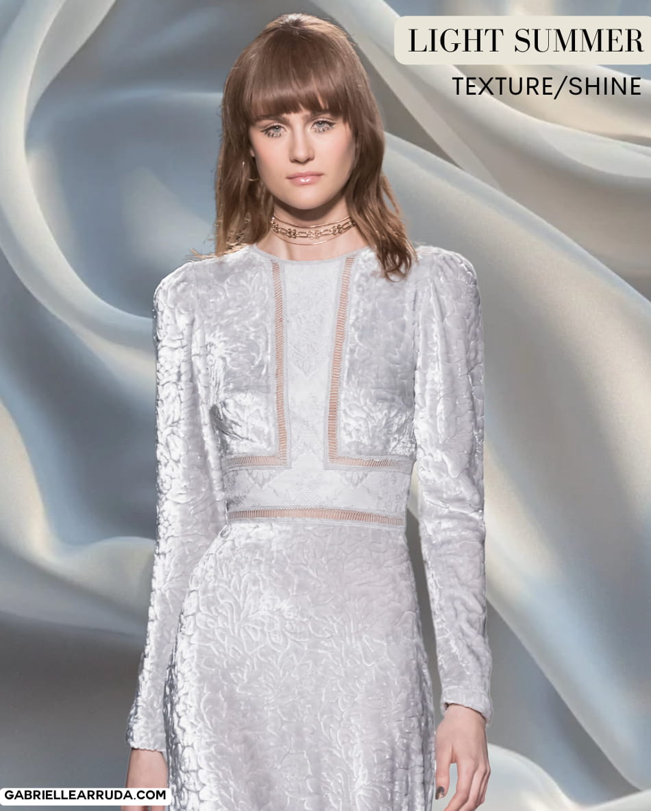 light summer texture shine example 
