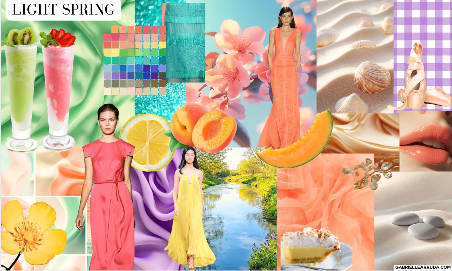 light spring moodboard