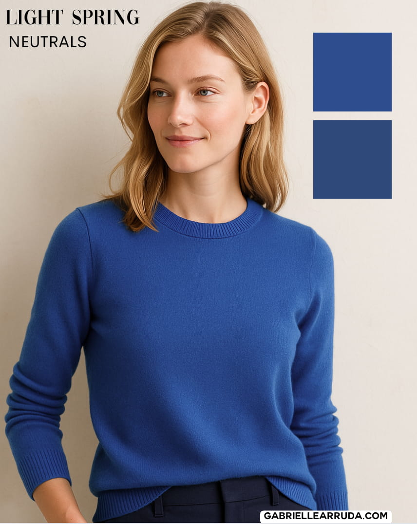 light spring neutral blue