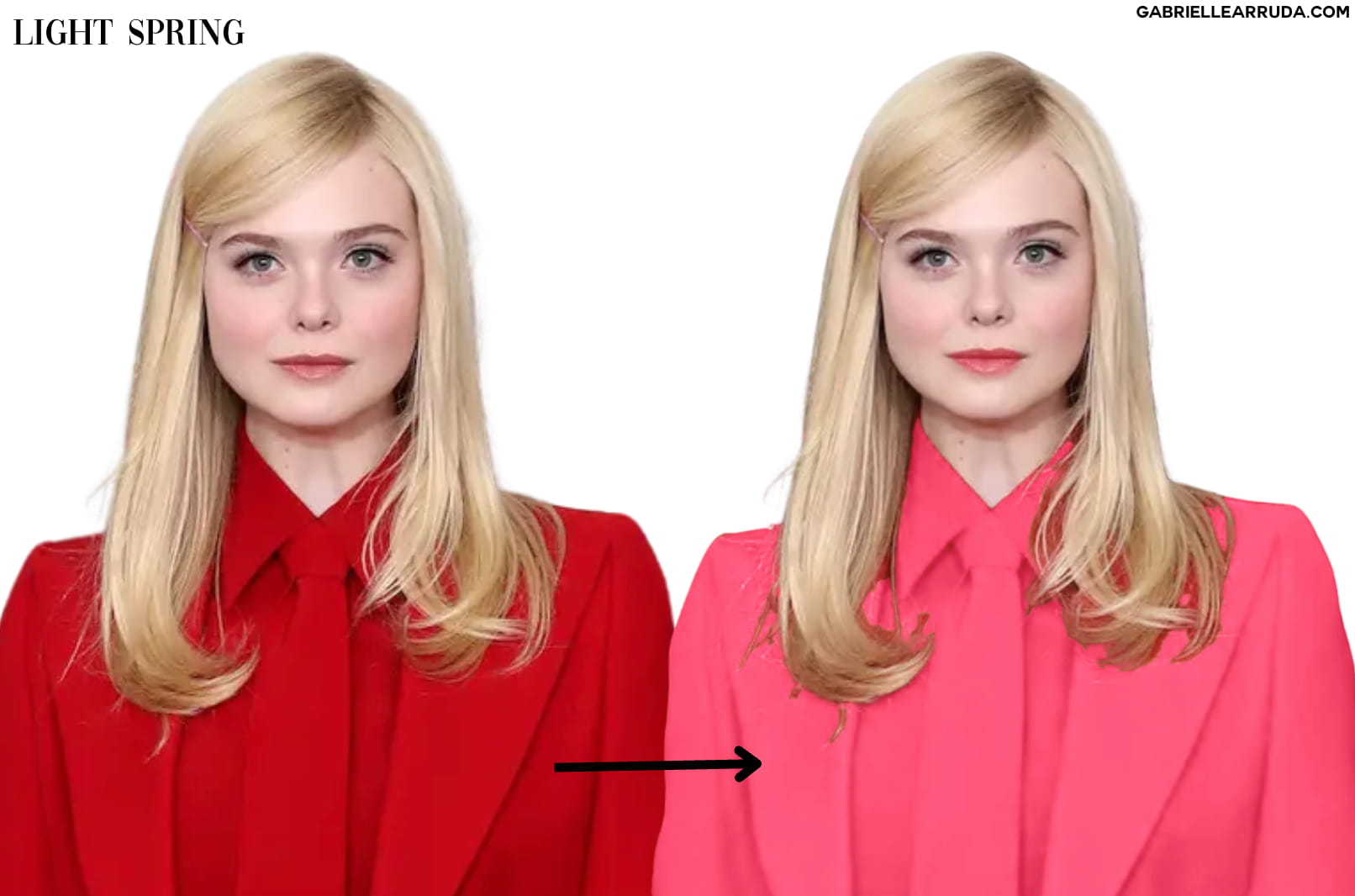 light spring swap on elle fanning