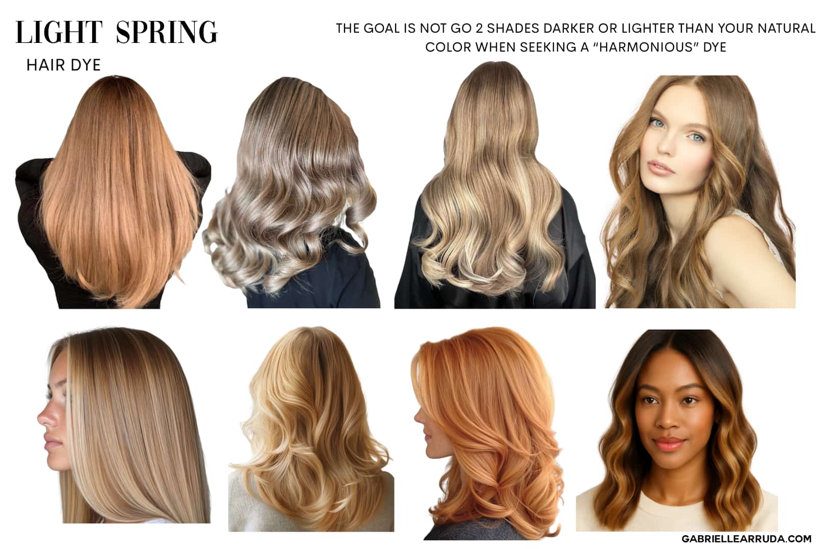 light spring hair dye options natural
