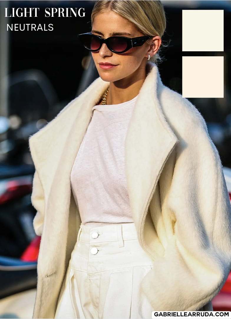 light spring fashion forward neutrals