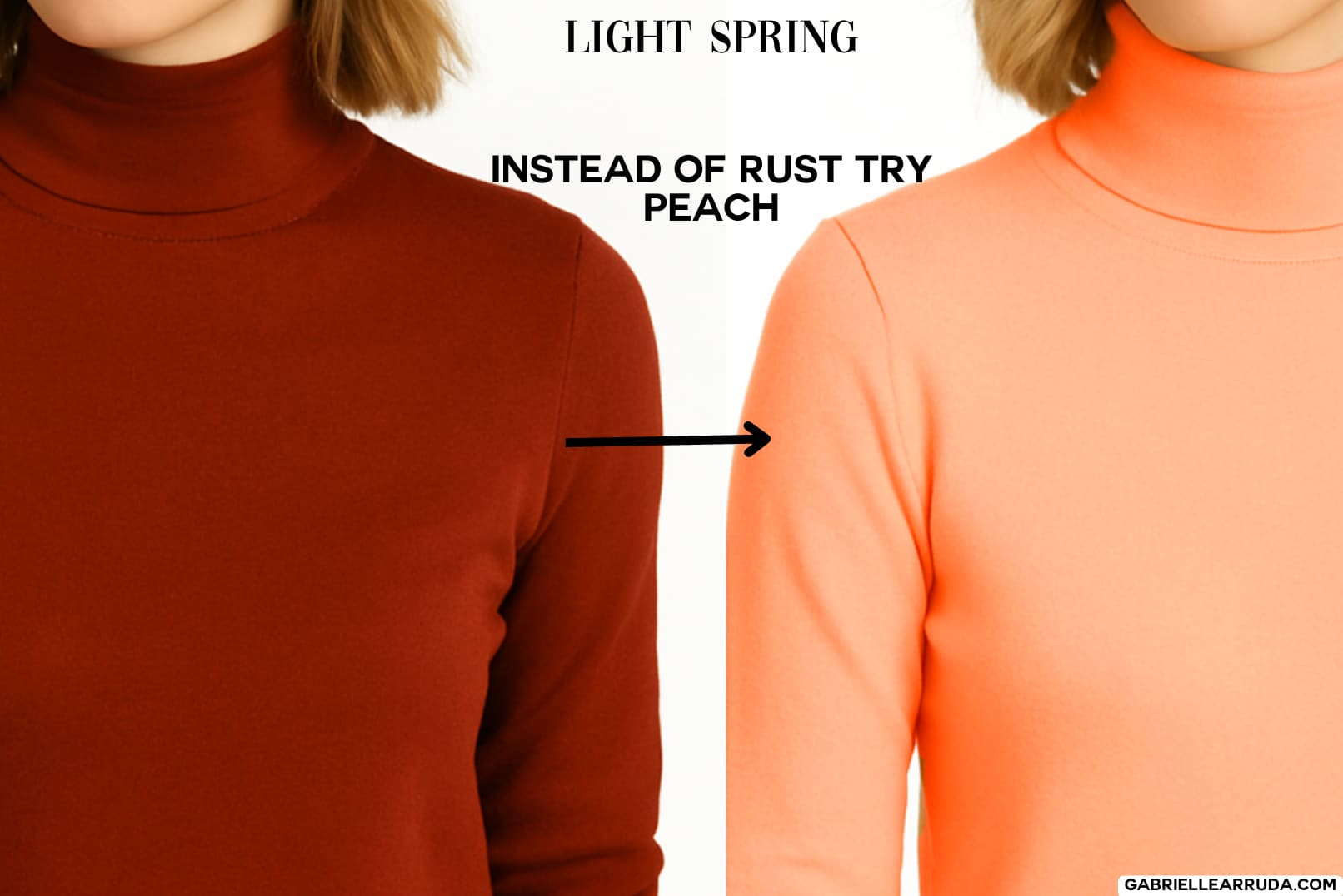 swap peach out for rust