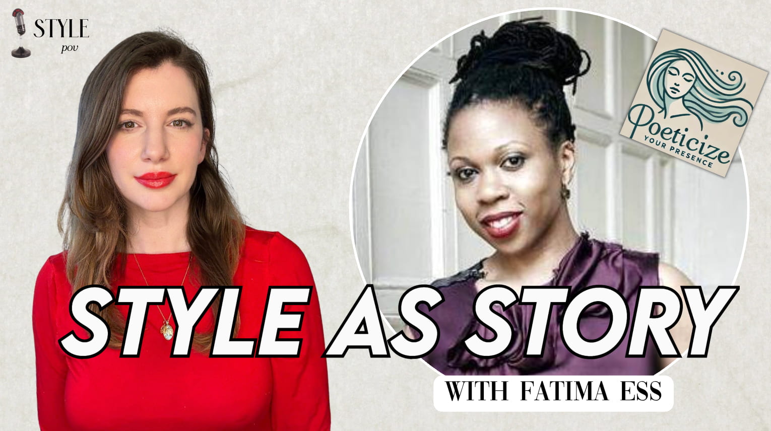 style pov thumbnail with fatima ess and gabrielle arruda