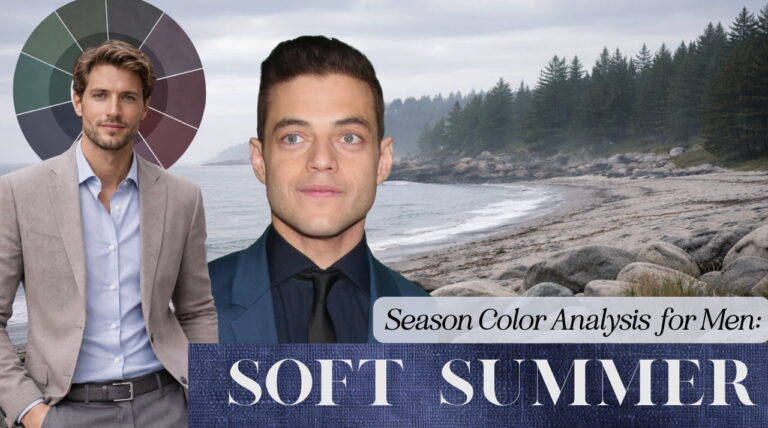 Soft Summer in Men seasonal color article banner