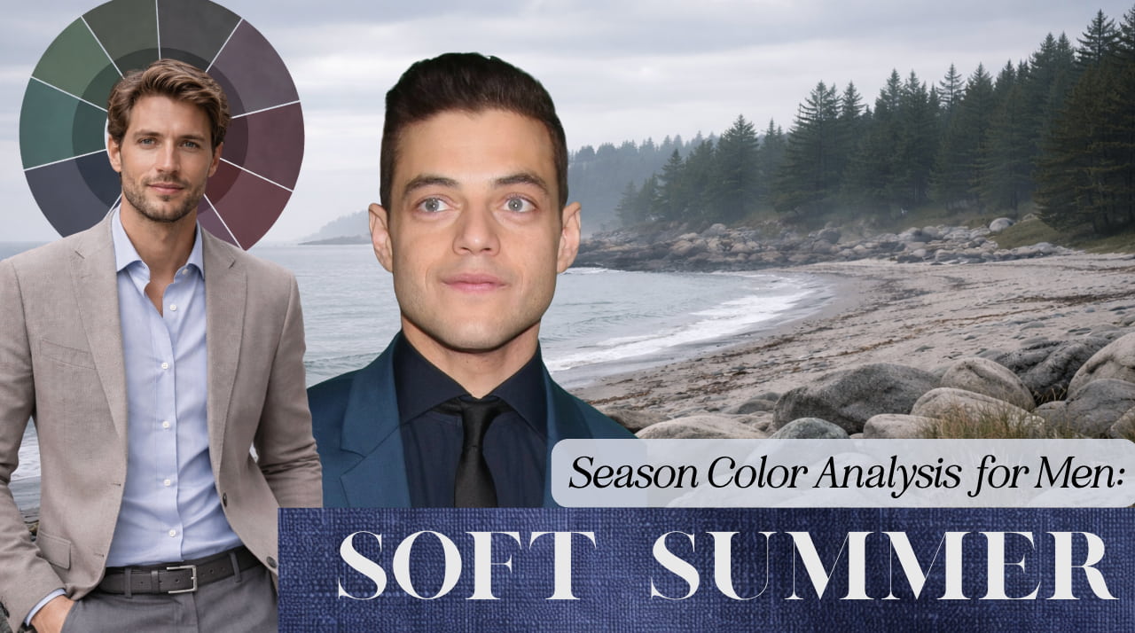 Soft Summer in Men seasonal color article banner